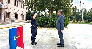 Yüzbaşı rütbesine yükselen Osmaneli İlçe Jandarma Komutanı Soy'a başarı dileği