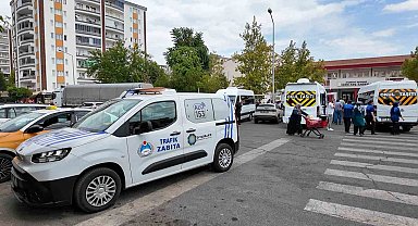 Zabıta ekiplerinden okul servislerine kapsamlı denetim
