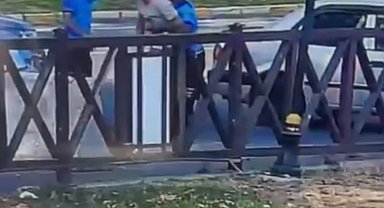 Zabıta ekiplerinin ilk yardım müdahalesi hayat kurtardı: O anlar saniye saniye kameraya yansıdı