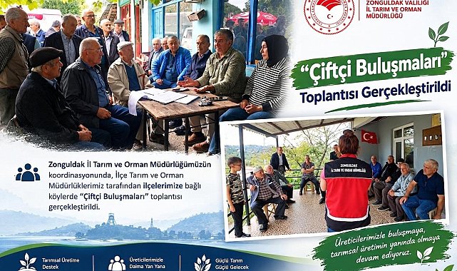 Zonguldak'ta üreticilere tarımsal destekler anlatıldı