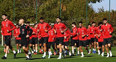 A Milli Futbol Takımı, İtalya maçının hazırlıklarını tamamladı