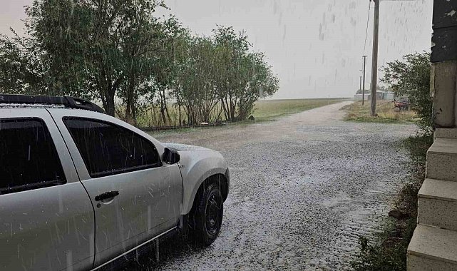 Adilcevaz'da dolu yağışı yaşamı olumsuz etkiledi