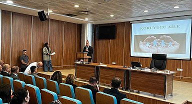 Adıyaman'da adliye personeline koruyucu aile eğitimi verildi