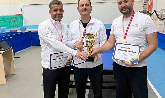 Afyonkarahisar İl Müftülüğü masa tenisi turnuvasını namağlup tamamladı