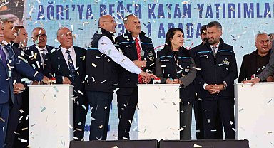 Ağrı'da altyapı ve sanayiye yönelik dev yatırımlar hizmete alındı