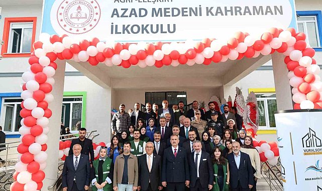 Ağrı'da hayırsever iş insanından eğitime kalıcı eser