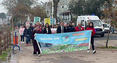 Akçakoca'da sağlık için yürüyüş