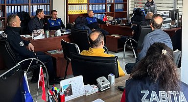 Akçakoca'da zabıta personeline sağlıklı yaşam eğitimi