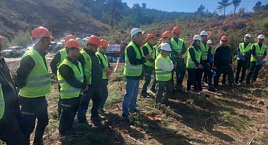 Akhisar'da ormanların geleceği için sahada eğitim