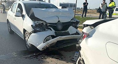 Aksaray'da 4 araçlı zincirleme trafik kazası