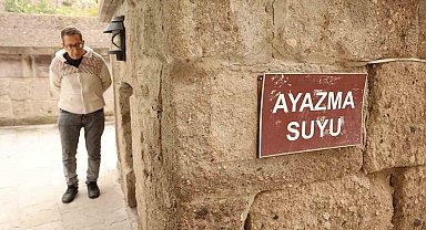 Aksaray'daki Ayazma Suyu bin 641 yıldır akmaya devam ediyor