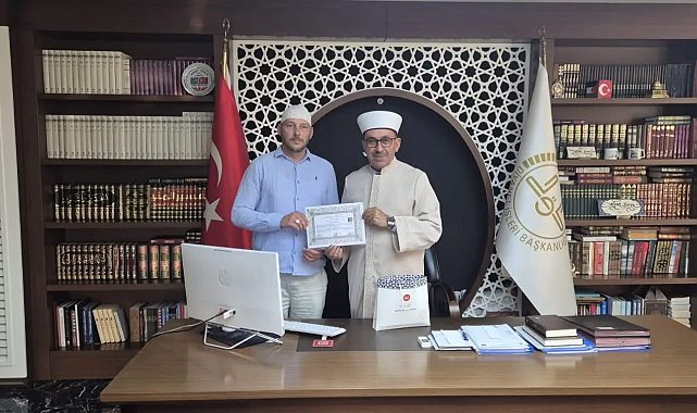 Alanya'da Alman vatandaşı Müslüman oldu, Ahmet ismini aldı