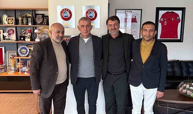 Ali Çamlı'dan TFF Başkanı Hacıosmanoğlu'na ziyaret