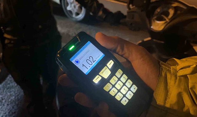 Alkollü motosiklet sürücüsüne 235 bin lira ceza, ehliyeti de iptal oldu