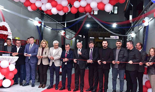 Altıeylül Belediyesi'nin araç bakım ve onarım tesisi hizmete açıldı