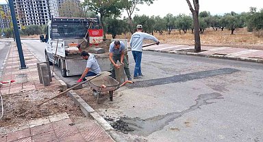 Altyapı çalışmaları sonrası tahrip olan yol ve kaldırımlar yenileniyor