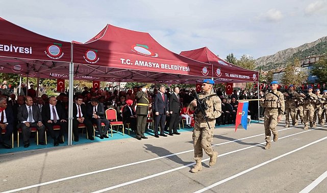 Amasya'da 29 Ekim Cumhuriyet Bayramı coşkuyla kutlandı