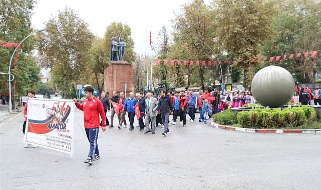Amatör Spor Haftası Malatya'da yürüyüşle başladı