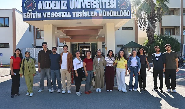 Antalya Büyükşehir'den üniversite öğrencilerine kültür gezisi