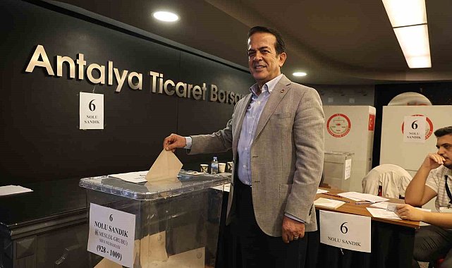 Antalya Ticaret Borsası'nda seçimin ilk turu tamamlandı