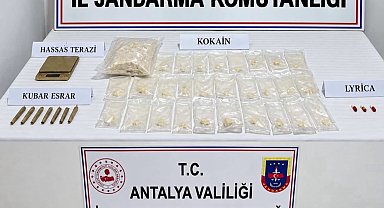 Antalya'da 3 kilogram kokain ele geçirildi