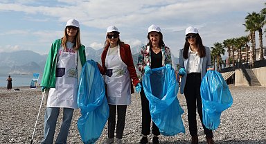 Antalya'da Konyaaltı sahillerinde plastik atıklara karşı yeni proje