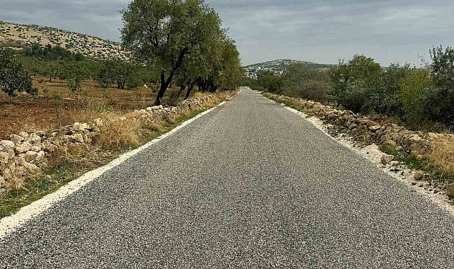 Araban'da bağlantı yolu asfaltı tamamlandı