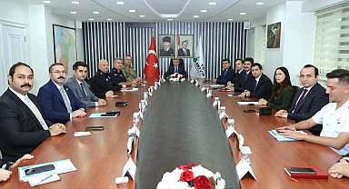 Artvin'de "İl Güvenlik ve Asayiş Koordinasyon Kurulu Toplantısı yapıldı