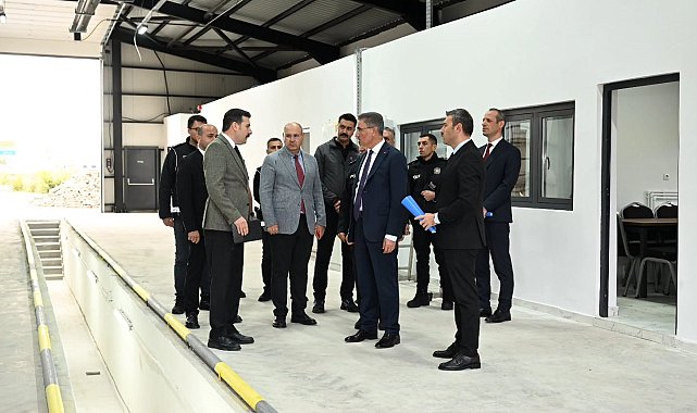 Aşkale Uygulama Noktası'ndaki çalışmaları incelediler