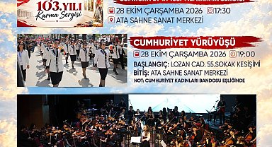 Atakum'da Cumhuriyet'in 103. yılına özel kutlama