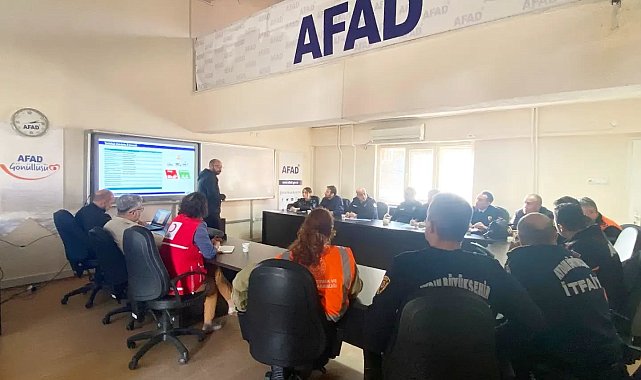 Aydın'da bölge düzeyindeki afet tatbikatı için hazırlık yapıldı