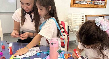 Aydın'da çocuklar kitapla hayal etti, elleriyle tasarladı