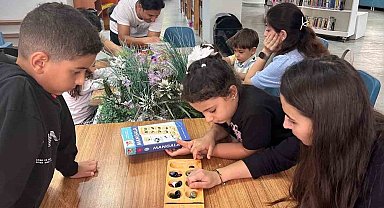 Aydın'da çocuklar zeka oyunlarıyla öğrendi