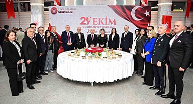 Aydın'da, Cumhuriyet Resepsiyonu gerçekleştirildi
