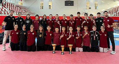 Aydınlı taekwondoculardan 8 madalyalı şampiyonluk