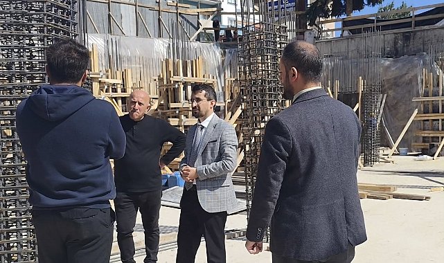 Aydıntepe Merkez Camii inşaatında çalışmalar sürüyor