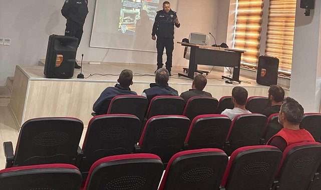 Aydıntepe'de ruhsatlı silah sahiplerine güvenli kullanım eğitimi verildi