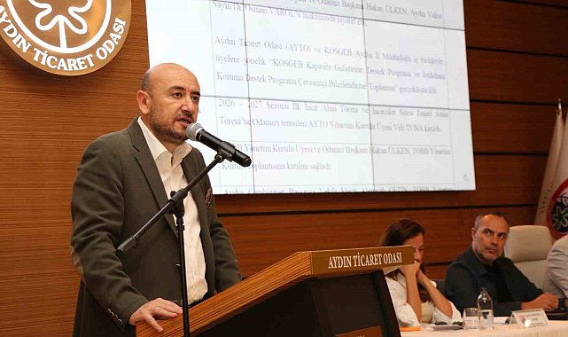AYTO Başkanı Ülken: "İhracatçımızın üzerindeki maliyet baskısını düşürmemiz lazım"