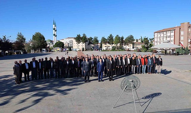 Bafra'da 19 Ekim Muhtarlar Günü kutlandı
