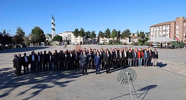 Bafra'da 19 Ekim Muhtarlar Günü kutlandı
