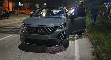 Bafra'da otomobilin çarptığı bisiklet sürücüsü ağır yaralandı