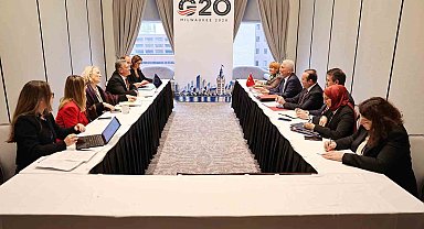 Bakan Bolat, AB Komiseri Sefcovic ve Rusya Ekonomik Kalkınma Bakanı Reshetnikov görüştü
