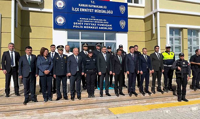 Bakan çiftçi; Kaman'da emniyet müdürlüğü ve öğretmenevi binasını ziyaret etti
