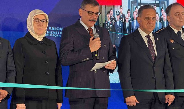 Bakan Çiftçi Yalova'da güvenlik yatırımlarının açılışını yaptı