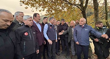 Bakan Çiftçi, yaraların sarılmaya çalışıldığı bölgeyi ziyaret etti