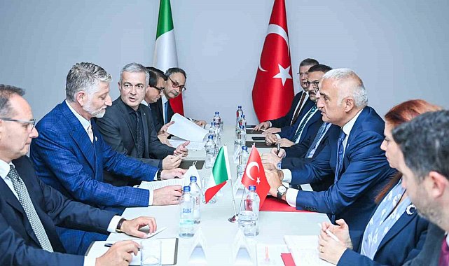 Bakan Ersoy, İtalyan mevkidaşı Giuli ile bir araya geldi