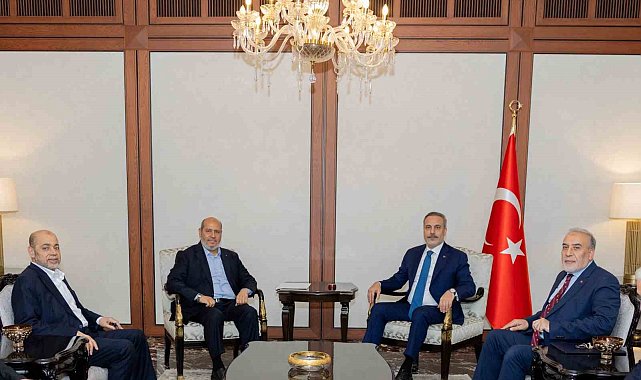 Bakan Fidan Hamas heyeti ile bir araya geldi