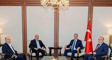 Bakan Fidan Hamas heyeti ile bir araya geldi