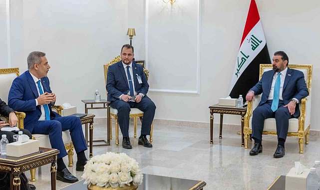 Bakan Fidan, Irak Temsilciler Meclisi Başkanı Halbusi ile görüştü