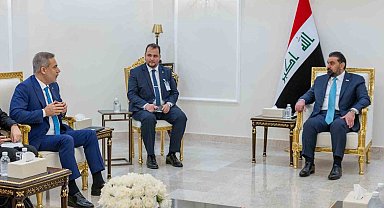 Bakan Fidan, Irak Temsilciler Meclisi Başkanı Halbusi ile görüştü